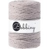 Bobbiny 3PLY Macramé Rope 5 mm 100 m Pearl Špagát