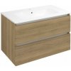 SAPHO - EZARA umývadlová skrinka 79,8x52x46cm, dub cuneo EZ801-2525