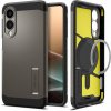 Spigen Pouzdro Tough Armor MagSafe pro Samsung Galaxy S25 Edge (metalická)