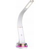 Immax 08974L CORELLA stolová lampa LED 7W 150-450lm 3000-5500K RGB podsvietenie, biela, zlatá, dotykové ovládanie, nočné podsvietenie, stmievateľné, RGB, CCT