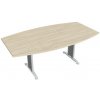 Hobis Rokovací stôl Flex, 200x75,5x110 cm, agát/kov