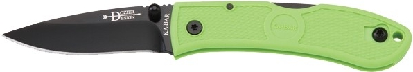 KA-BAR 4072ZG Mini Dozier Folding Hunter zombie