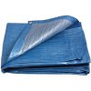 Plachta zakrývacia STANDARD, 6 x 10 m, 70 g/m², modro - strieborná, ENPRO