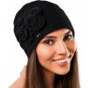 Willi - Hats Heaven Dámska čierna zimná vlnená čiapka - Willi Akina Velikost: Unisize (S-XL)