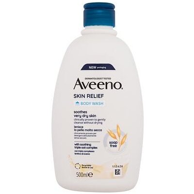 Aveeno Skin Relief Body Wash zklidňující a hydratační sprchový gel pro velmi suchou pokožku 500 ml unisex