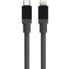Tactical KP31177 Fat Man USB-C/Lightning, 1m, sivý