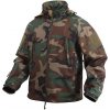 Bunda Rothco Tactical softshell woodland US