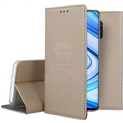 Púzdro Smart Case Book Xiaomi Redmi Note 9S / Note 9 Pro zlaté