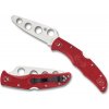 Spyderco C10TR Endura 4 Trainer tréningový nôž 9,1 cm, červená, FRN