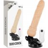 Basecock - realistic vibrator remote control flesh 19.5 cm -o- 4 cm