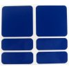 Samolepky reflexné ShamanRacing set 6ks modré