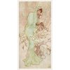 Plagát, Obraz - The Seasons: Winter (1896), Alfons Mucha, 20 × 40 cm