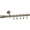 Jaja Kovová garniža galvanizovaná 19mm Capri zlato antik 160cm