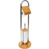 Stojan na toaletný papier s WC kefou BAMBOO 390228