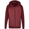Miners mate unisex hybridná bunda MY810 Burgundy