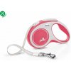 Flexi vodítko New Comfort S pásik 5m/15kg červené
