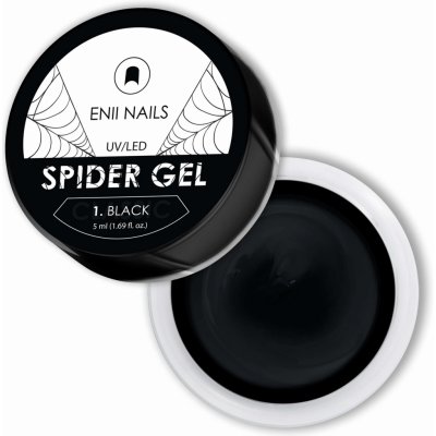 Enii Nails Classic Spider Gel 1 Black 5 ml