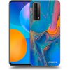 Picasee silikónový čierny obal pre Huawei P Smart 2021 - Rainbow