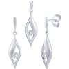Silvego Strieborná súprava šperkov Nadine s čírym Brilliance Zirconia - náušnice a prívesok FWS15332W
