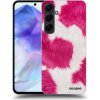 Picasee silikónový čierny obal pre Samsung Galaxy A55 5G A556B - Pink Moo