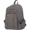 Značkový stredne veľký mestský batoh grafitový (GTB810)