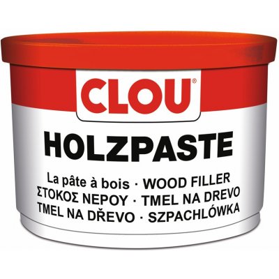 Clou Tmel vodouředitelný Holzpaste 250 g bílá