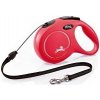 Vodítko FLEXI Classic NEW S lanko 5m/12kg červená
