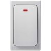 Emos P5729T biele P5729T - Tlačidlo pre domový bezdrôtový zvonček P5729, P5731