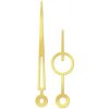 MPM-TIME Kovové hodinové ručičky 001639 (70 mm, 50 mm) - zlaté - E34.5032.001639