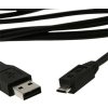GEMBIRD Kábel CABLEXPERT USB A Male/Micro B Male 2.0, 50cm, Black High Quality CCP-MUSB2-AMBM-0.5M