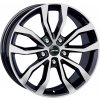 AUTEC Uteca Black Polished hliníkové disky 8x18 5x112 ET28 čierny leštený