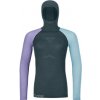 Ortovox 120 Competition Light Hoody W dark arctic grey M; Modrá triko