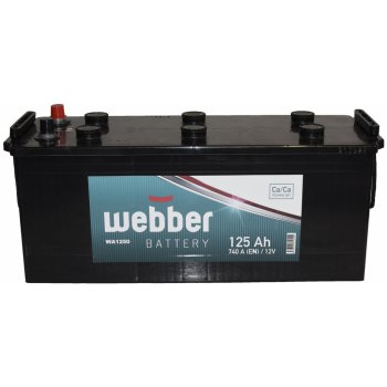 WEBBER 12V 125 Ah 740A WA1250