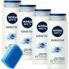 NIVEA MEN SENSITIVE Sprchový gél jemný pánsky set 4x500ml