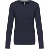 Kariban Tričko K383, dlouhý rukáv, dámské COT20K38300302-navy M Navy