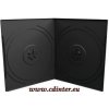 DVD Slim case pre 2 discs, 7 mm, black/čierna