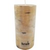 Sviečka valec Breza 60x120 mm - rustikálny