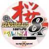 Sakura Sensibraid 8x Multicolor 0,25mm 300m Pletená hlavná šnúra