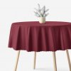 Goldea vianočný okrúhly teflónový obrus - bordó Ø 120 cm