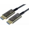 PremiumCord Ultra High Speed HDMI 2.1 optický fiber kábel 8K/60Hz, pozlátené konektory, 10 m kphdm21t10