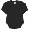 NEW BABY Body dlhý rukáv - čierne 80 100% bavlna 80 (9-12m)