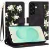 Techsuit FlipCraft puzdro pre Samsung Galaxy S25 Plus – kvety úsvitu (Flowers of the Dawn) KF2339246