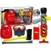 LEAN TOYS Hasičská sada s vodným hasiacim prístrojom