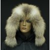 Špongr Kožušinový lem na kapucňu z goldplatinovej líšky - 7080