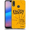 Picasee silikónový čierny obal pre Huawei P20 Lite - Enjoy