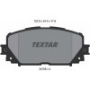 Sada brzdových platničiek kotúčovej brzdy TEXTAR 2470801