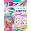 Omaľovánka s úlohami + 50 nálepiek I love VIP Pets. Farebná zábava