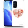 Picasee silikónový čierny obal pre OPPO Reno 5 5G - Veľké srdce