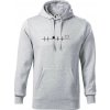 Plávanie EKG - Mikina pánska Cape s kapucňou - 2XL ( Svetlosivý melír )