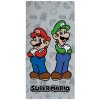 Halantex Plážová osuška Super Mario Bros Mario & Luigi 70 x 140 cm